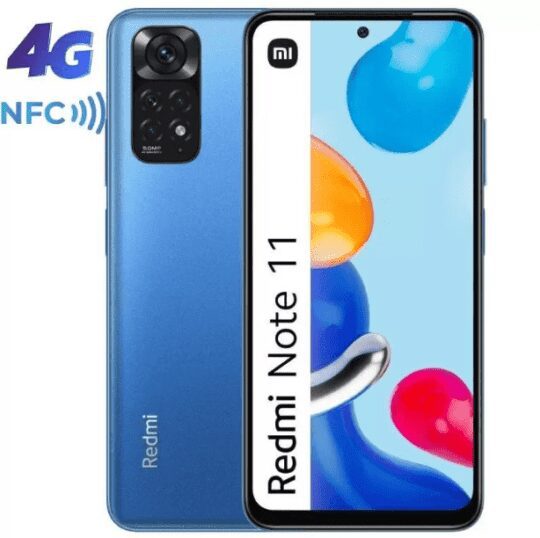 Smartphone xiaomi redmi note 11 nfc 4gb/ 128gb/ 6.43'/ azul ocaso