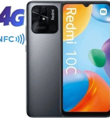 Smartphone xiaomi redmi 10c nfc 4gb/ 128gb/ 6.71'/ gris grafito